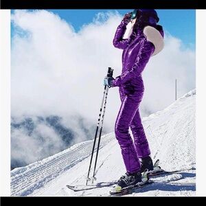 Womens Winter Ski Snow Suit Purple